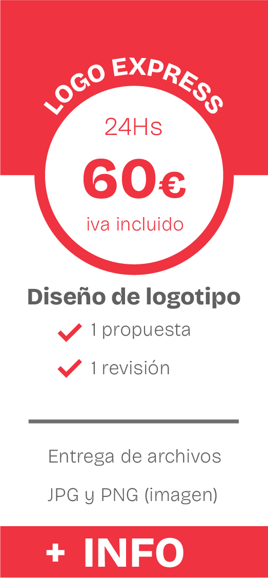 Primera versión de tu logo en 24 horas