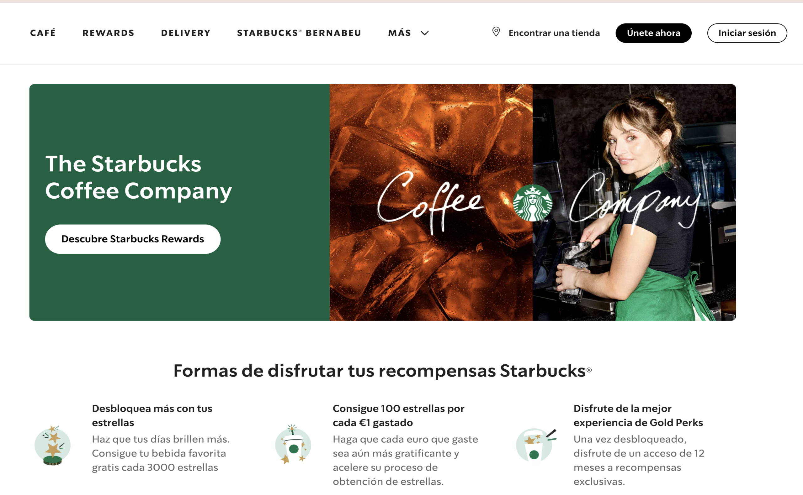 starbucks web diseño