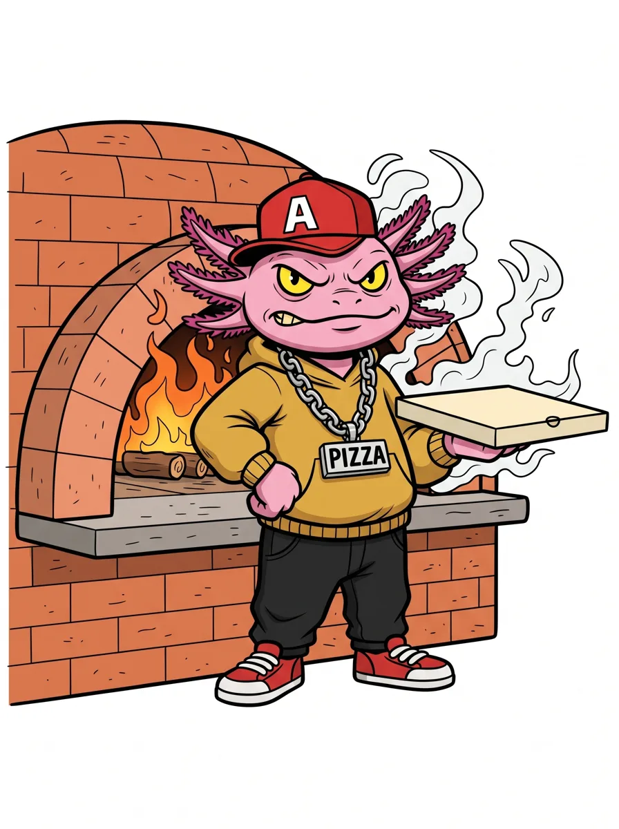 Ajolotzilla: Recién salida del horno