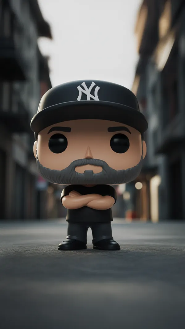 Pep Zamora como personaje estilo Vinilo coleccionable