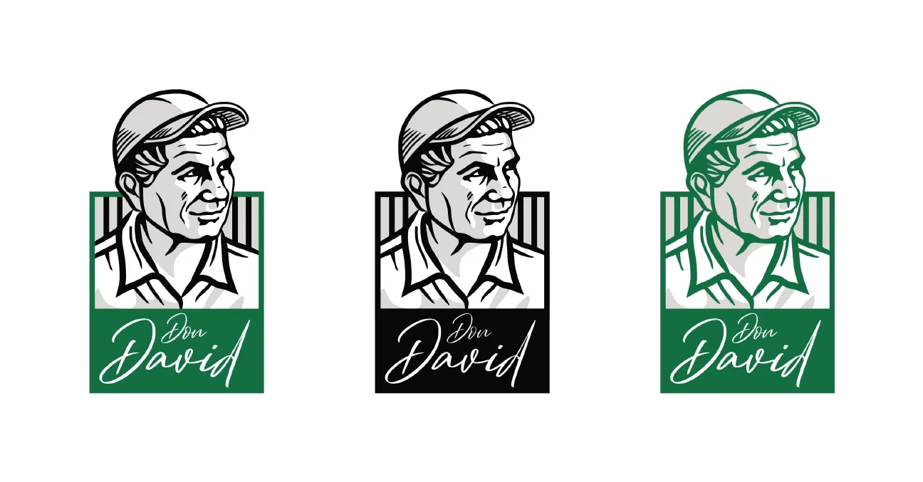 Versiones de color del logo de Don David