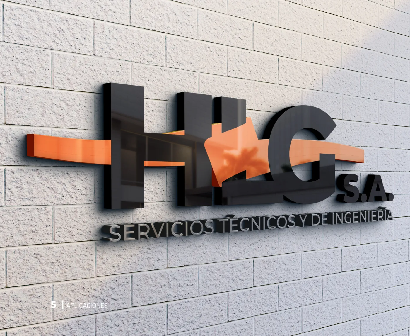 HLG Servicios Técnicos · identidad de marca por ZAMORA