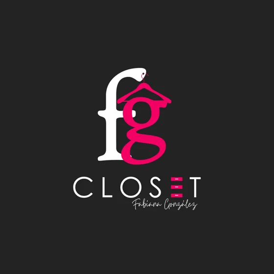 Logo FG Closet diseñado por ZAMORA