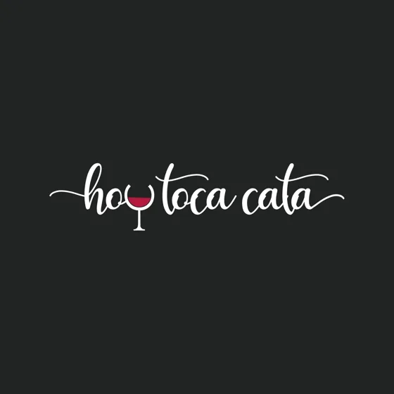 Logo Hoy toca cata diseñado por ZAMORA