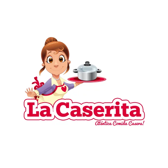 Logo La Caserita diseñado por ZAMORA