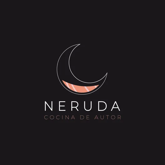 Logo Neruda diseñado por ZAMORA