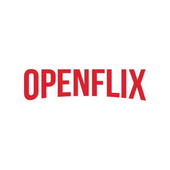 Logo Openflix diseñado por ZAMORA
