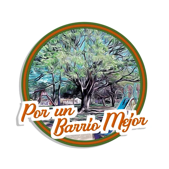 Logo Por un Barrio Mejor diseñado por ZAMORA