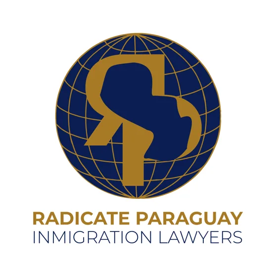 Logo Radicate Paraguay diseñado por ZAMORA