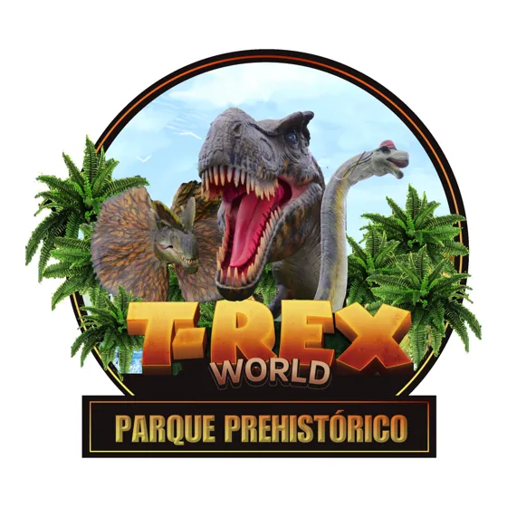 Logo T-Rex World diseñado por ZAMORA