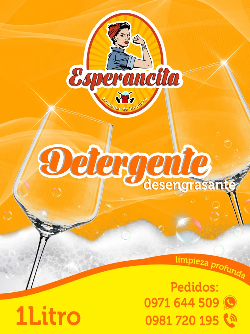 Etiqueta Esperancita Detergente