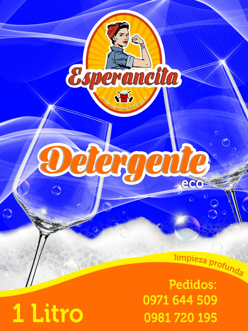 Etiqueta Esperancita Detergente Eco