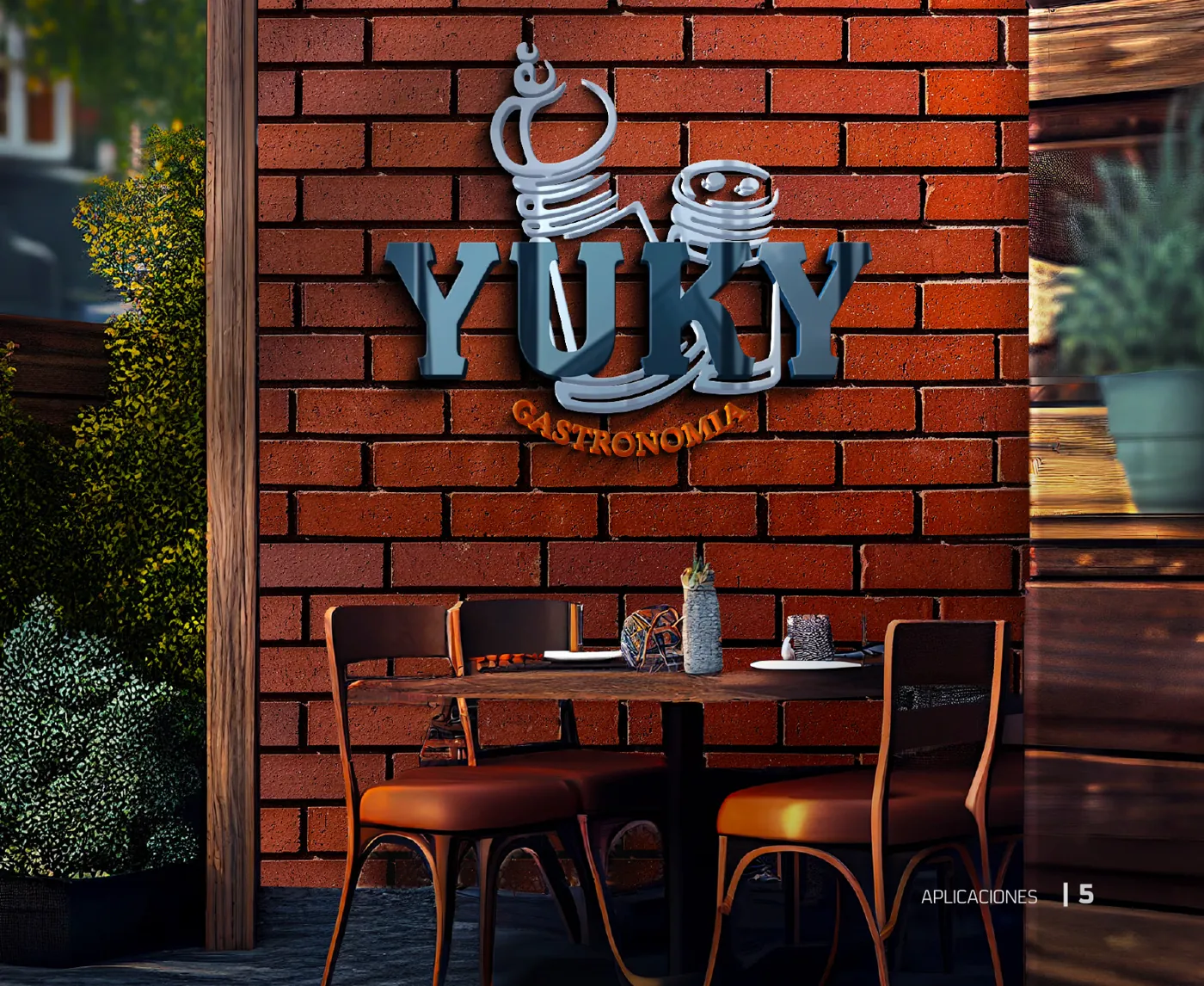 YUKY Gastronomía · identidad de marca por ZAMORA